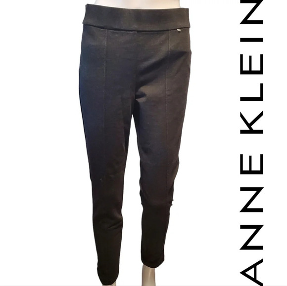 Anne Klein | Tummy Control Ponte Pant | NWT | Charcoal Gray - Picture 1 of 6